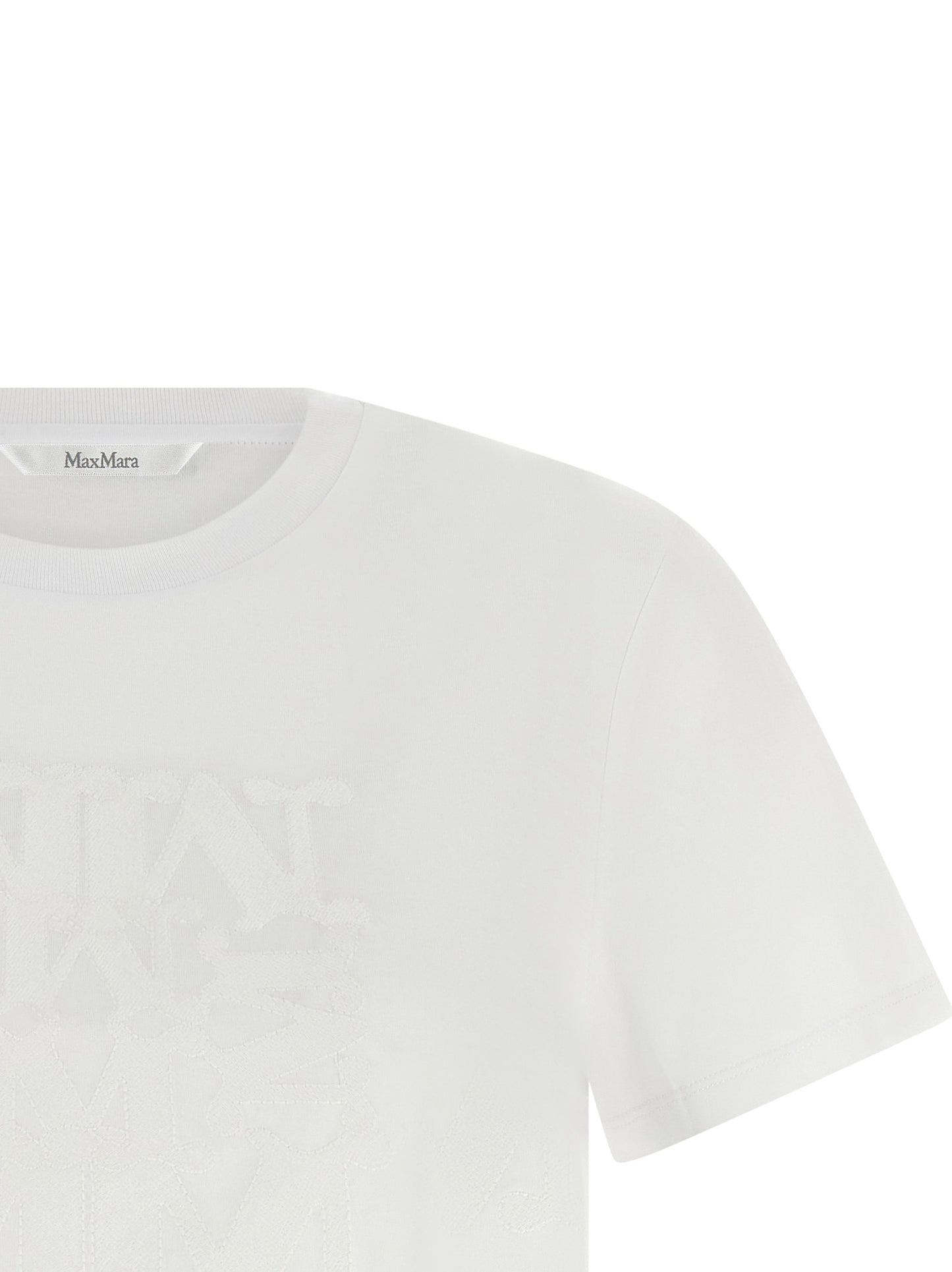 Camiseta blanca de algodón Max Mara