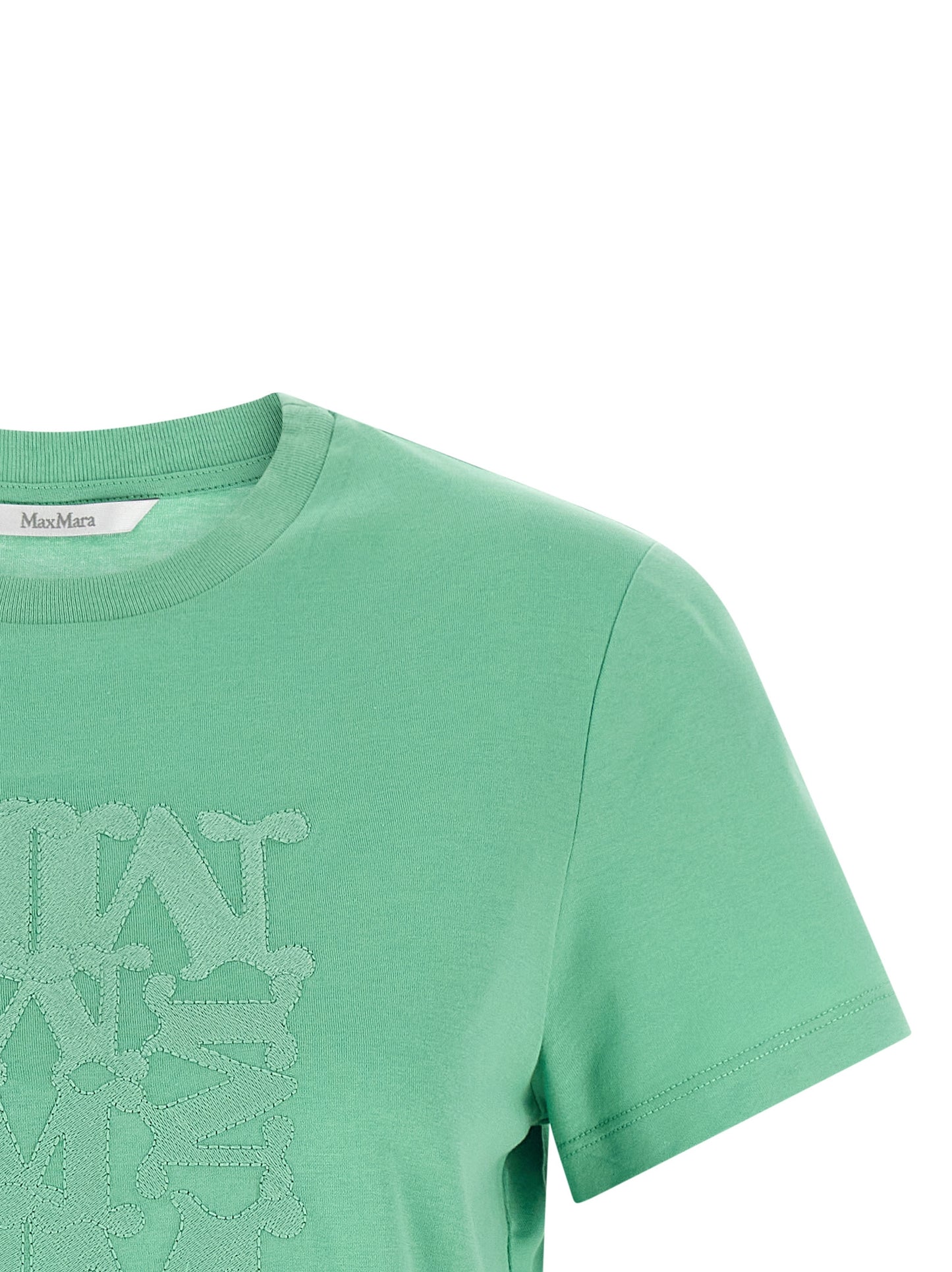 Camiseta bicolor de algodón Max Mara
