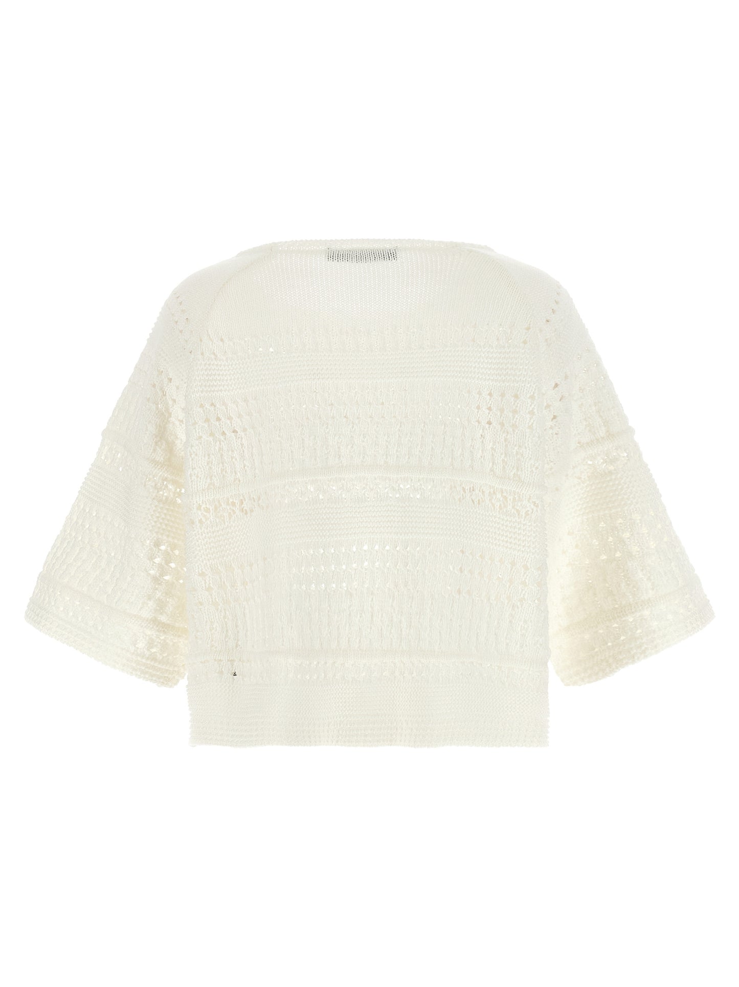 Cárdigan Max Mara de algodón blanco