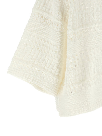 Cárdigan Max Mara de algodón blanco