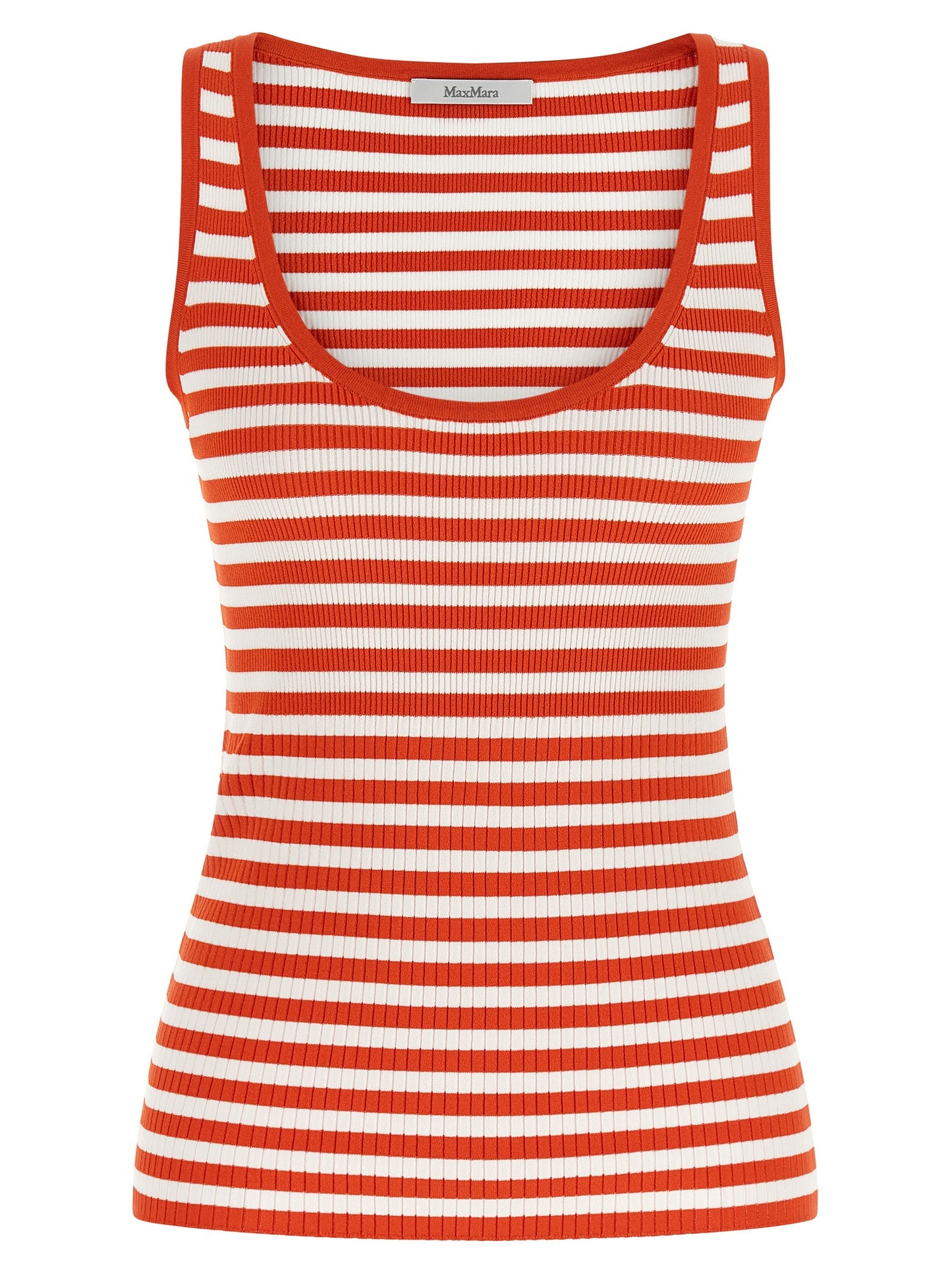 Camiseta sin mangas de viscosa multicolor Max Mara
