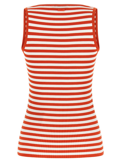 Camiseta sin mangas de viscosa multicolor Max Mara