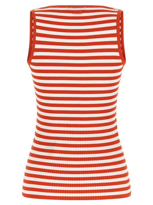 Camiseta sin mangas de viscosa multicolor Max Mara