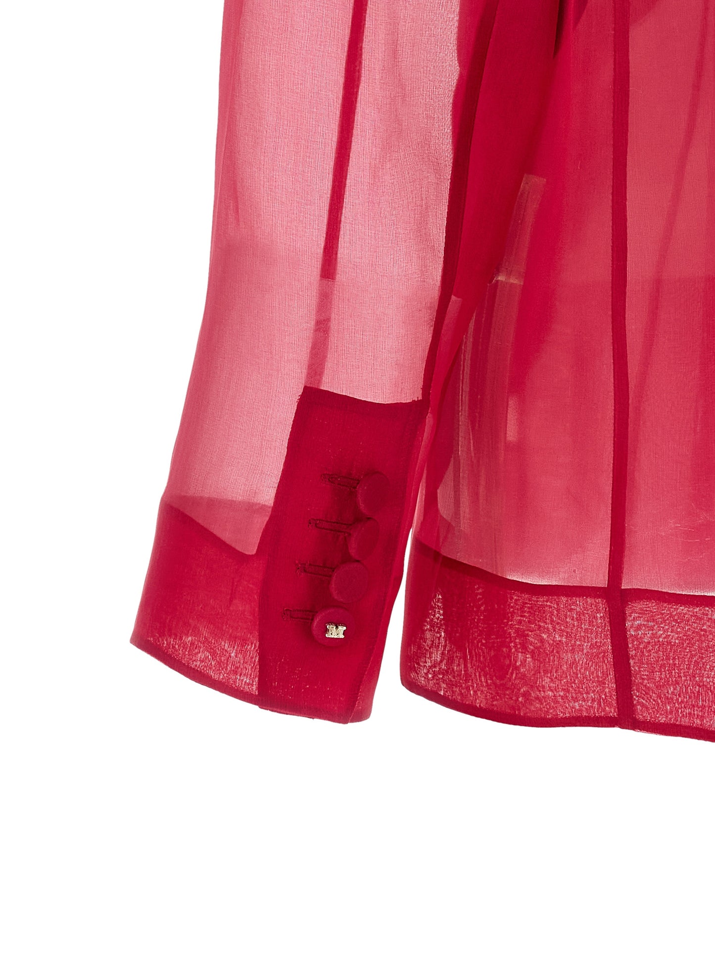 Max Mara Blazer de Seda Fucsia