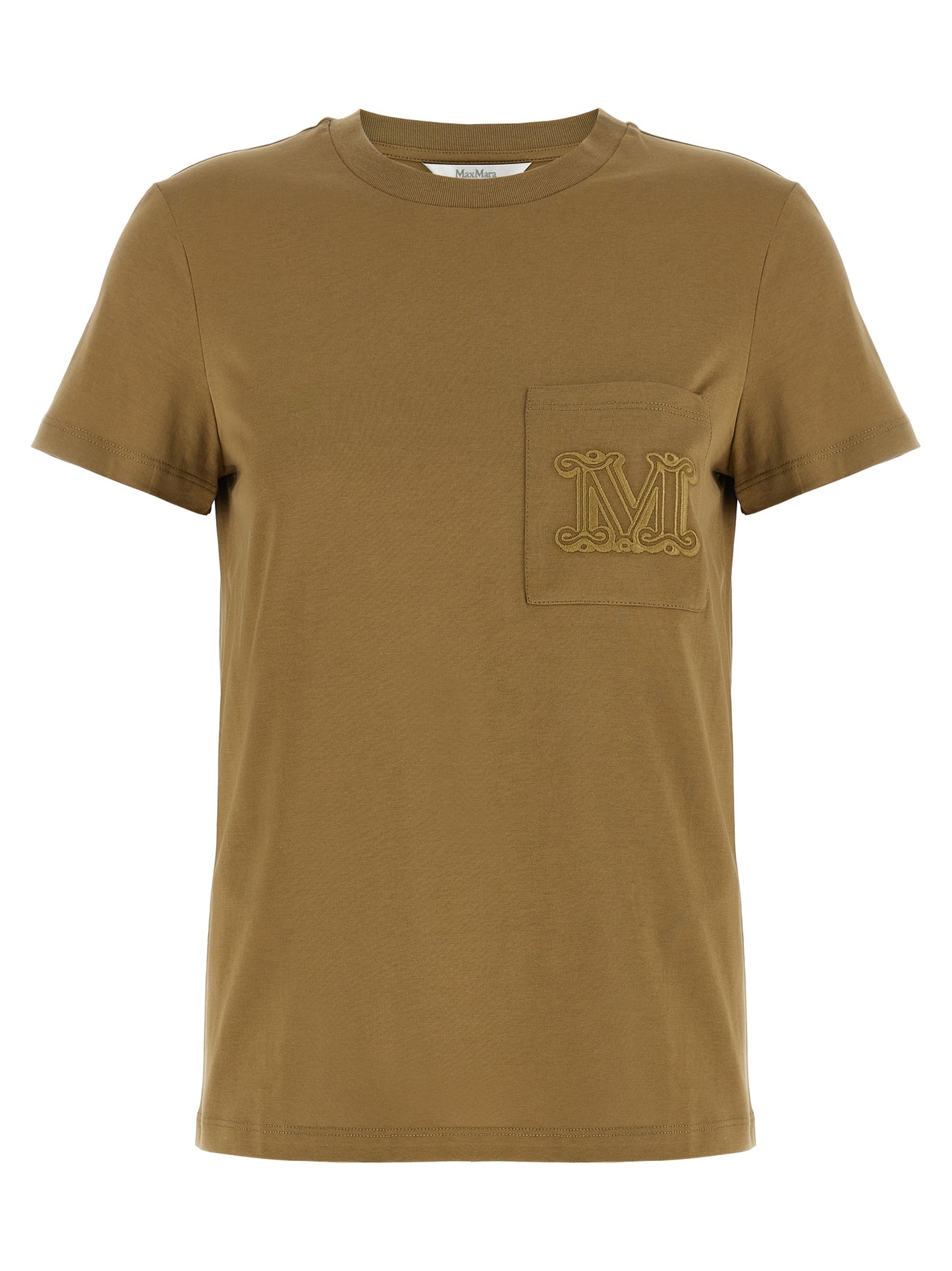 Camiseta Max Mara de algodón marrón