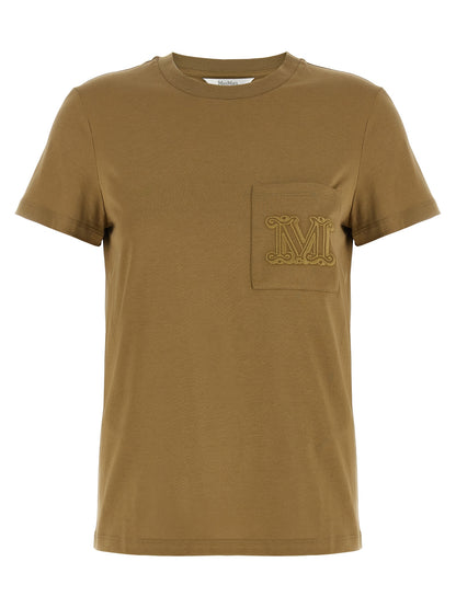 Camiseta Max Mara de algodón marrón