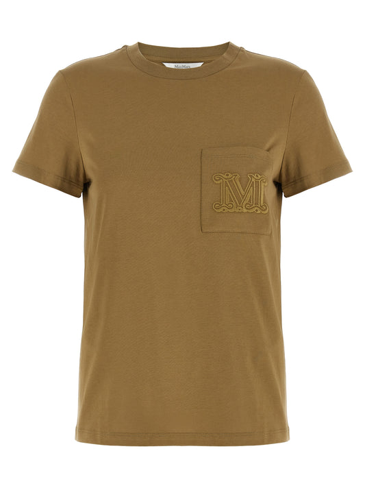 Camiseta Max Mara de algodón marrón