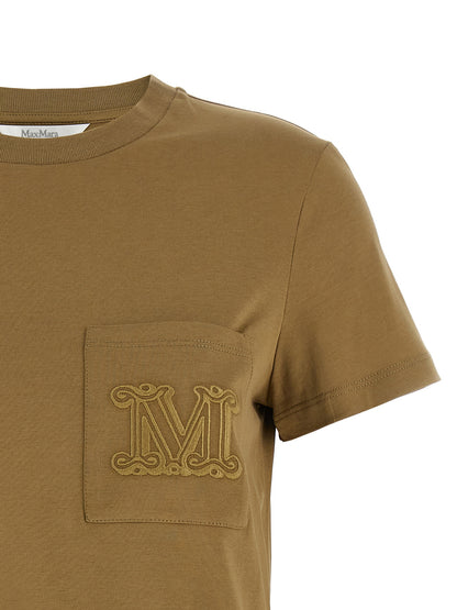 Camiseta Max Mara de algodón marrón
