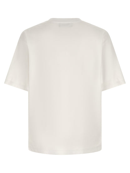 Camiseta De Algodón Dsquared² Con Mangas Cortas En Rojo