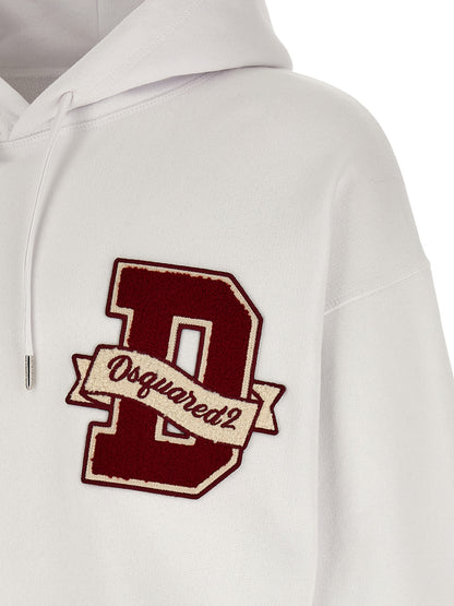 Sudadera Dsquared² de algodón blanco