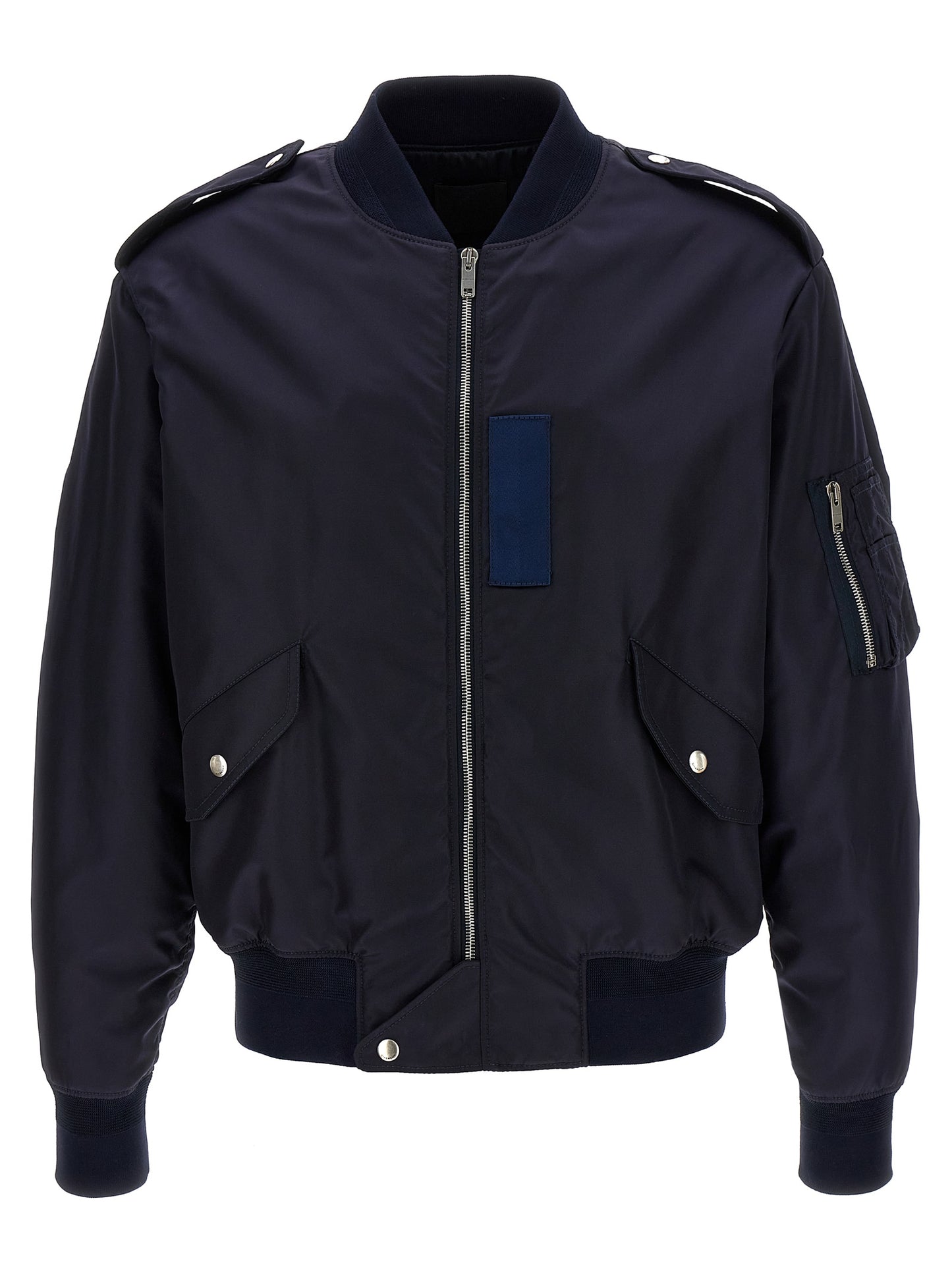 Bomber de poliamida azul Givenchy