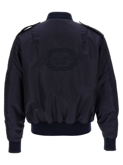 Bomber de poliamida azul Givenchy