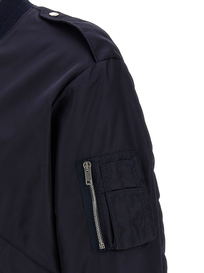 Bomber de poliamida azul Givenchy