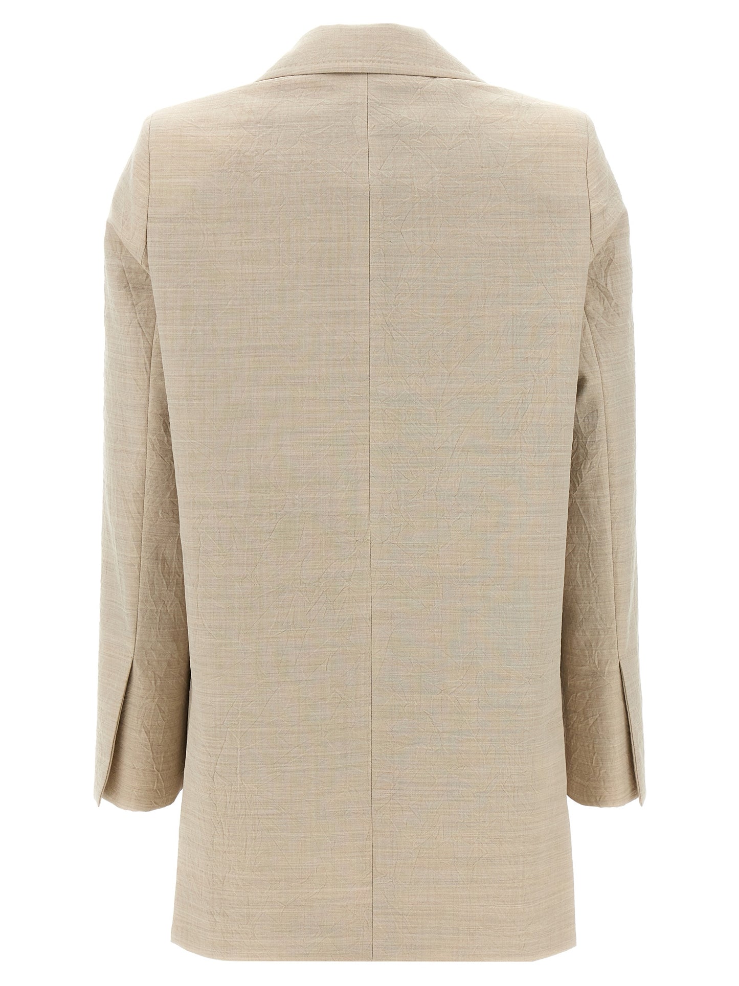 Blazer Max Mara de lana virgen beige