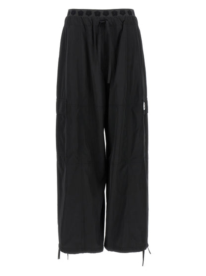 Pantalones cargo de poliéster negro Kenzo