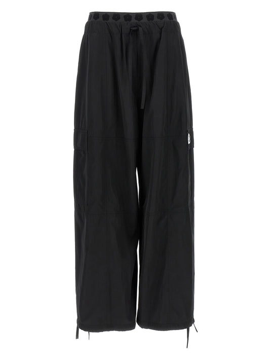 Pantalones cargo de poliéster negro Kenzo