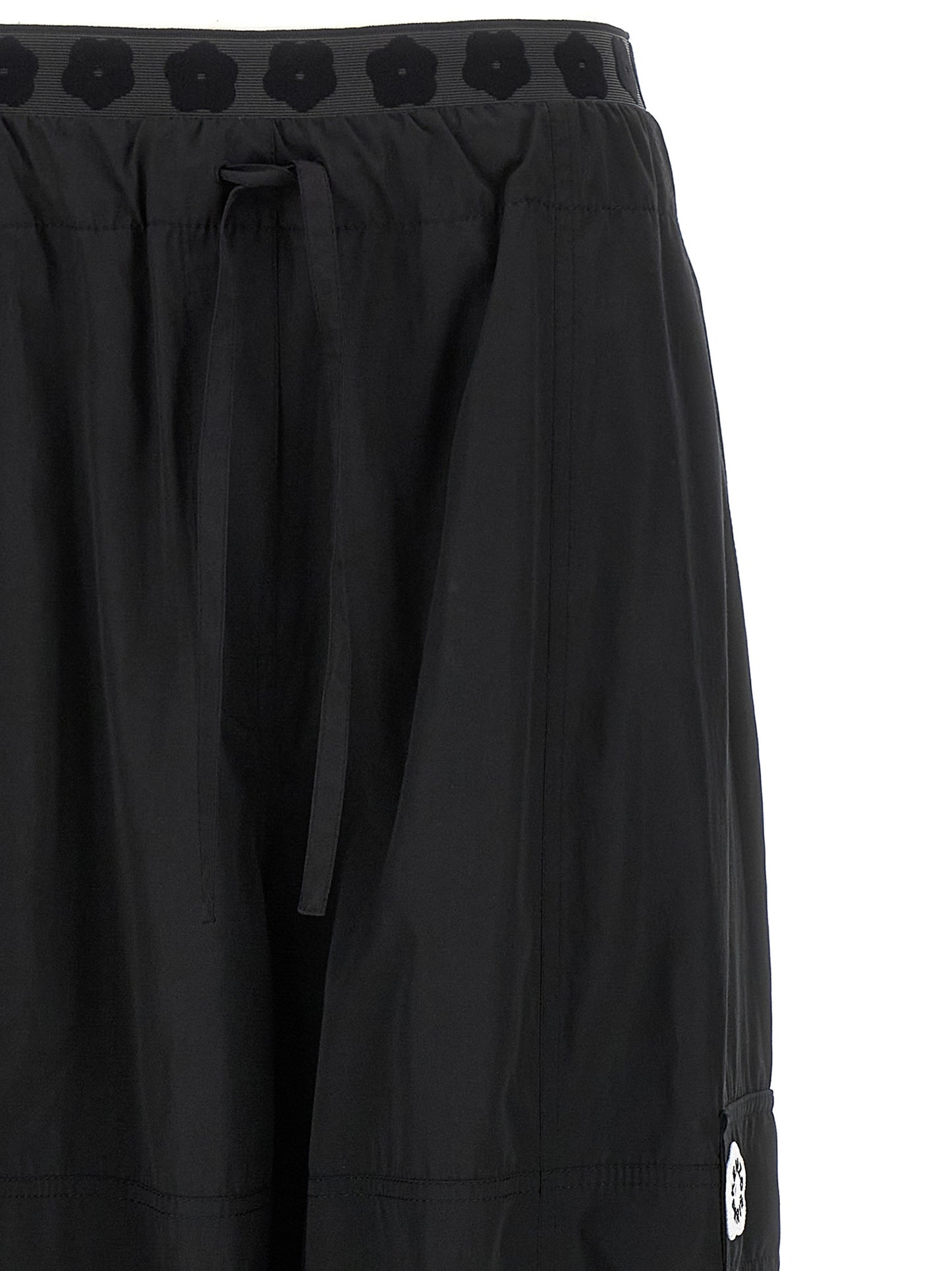 Pantalones cargo de poliéster negro Kenzo