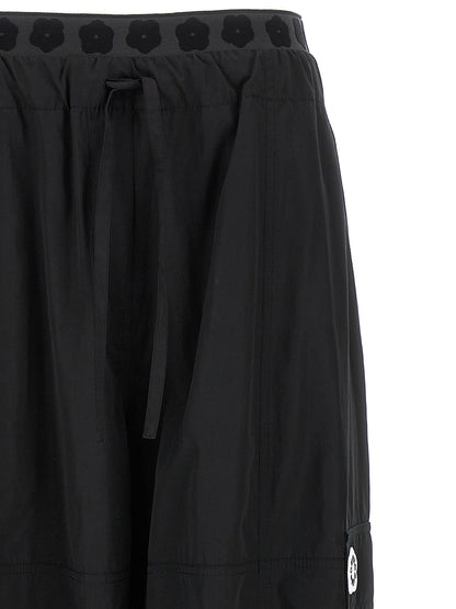 Pantalones cargo de poliéster negro Kenzo