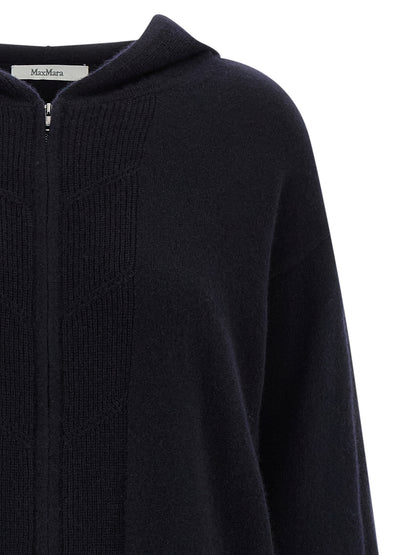 Max Mara Blue Cashmere Cardigan
