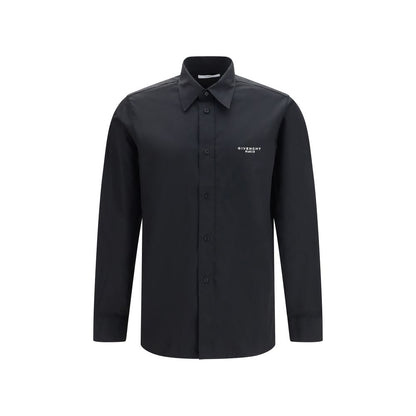 Camisa de vestir Givenchy negra de algodón