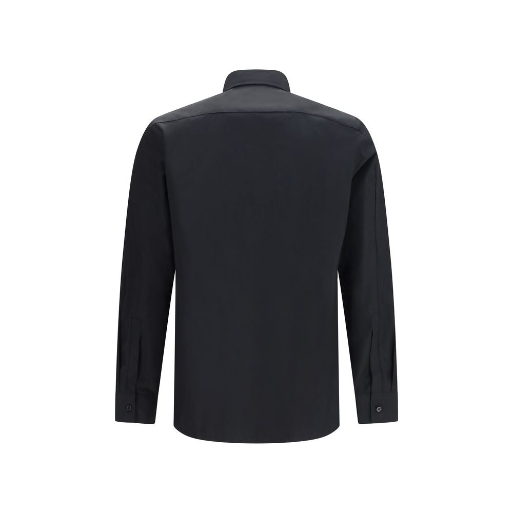 Camisa de vestir Givenchy negra de algodón
