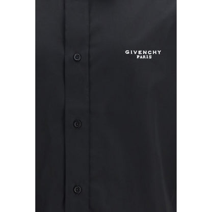 Camisa de vestir Givenchy negra de algodón