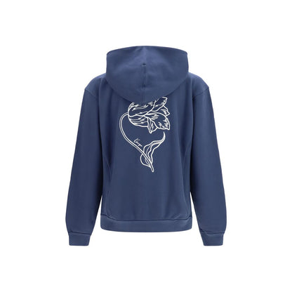 Sweat-shirt Kenzo en coton bleu à capuche