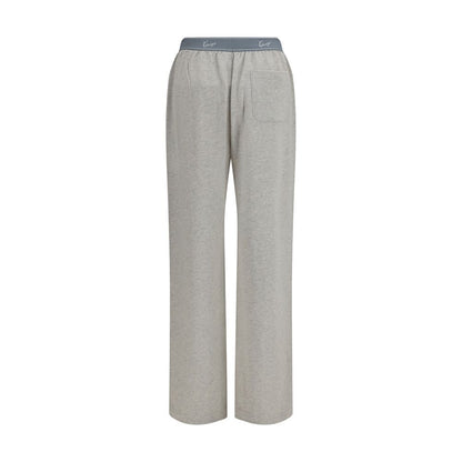 Pantalones de chándal de algodón gris Kenzo