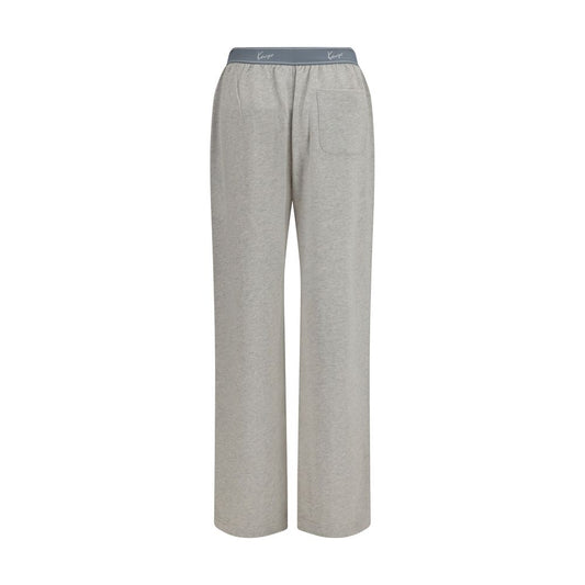 Pantalones de chándal de algodón gris Kenzo