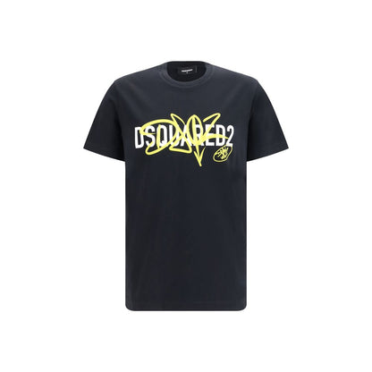 T-shirt Dsquared² en coton noir coupe essentielle