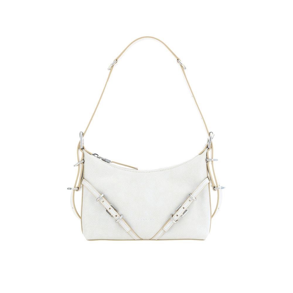 Sac à bandoulière Givenchy en cuir blanc zippé