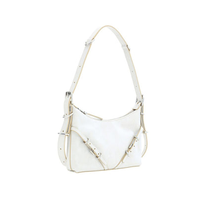 Sac à bandoulière Givenchy en cuir blanc zippé