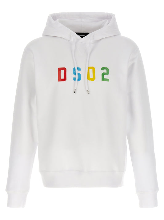 Sudadera Dsquared² de algodón blanco