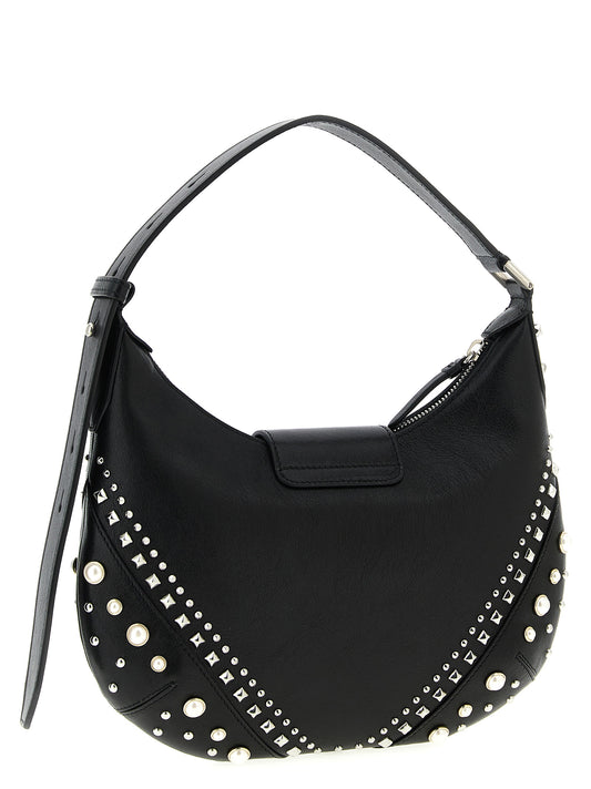 Sac à bandoulière en cuir d'agneau blanc Jimmy Choo