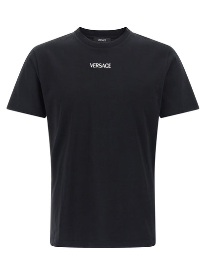 Camiseta Versace negra de algodón