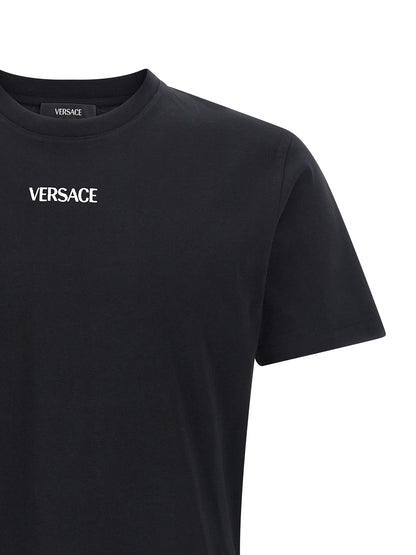 Camiseta Versace negra de algodón