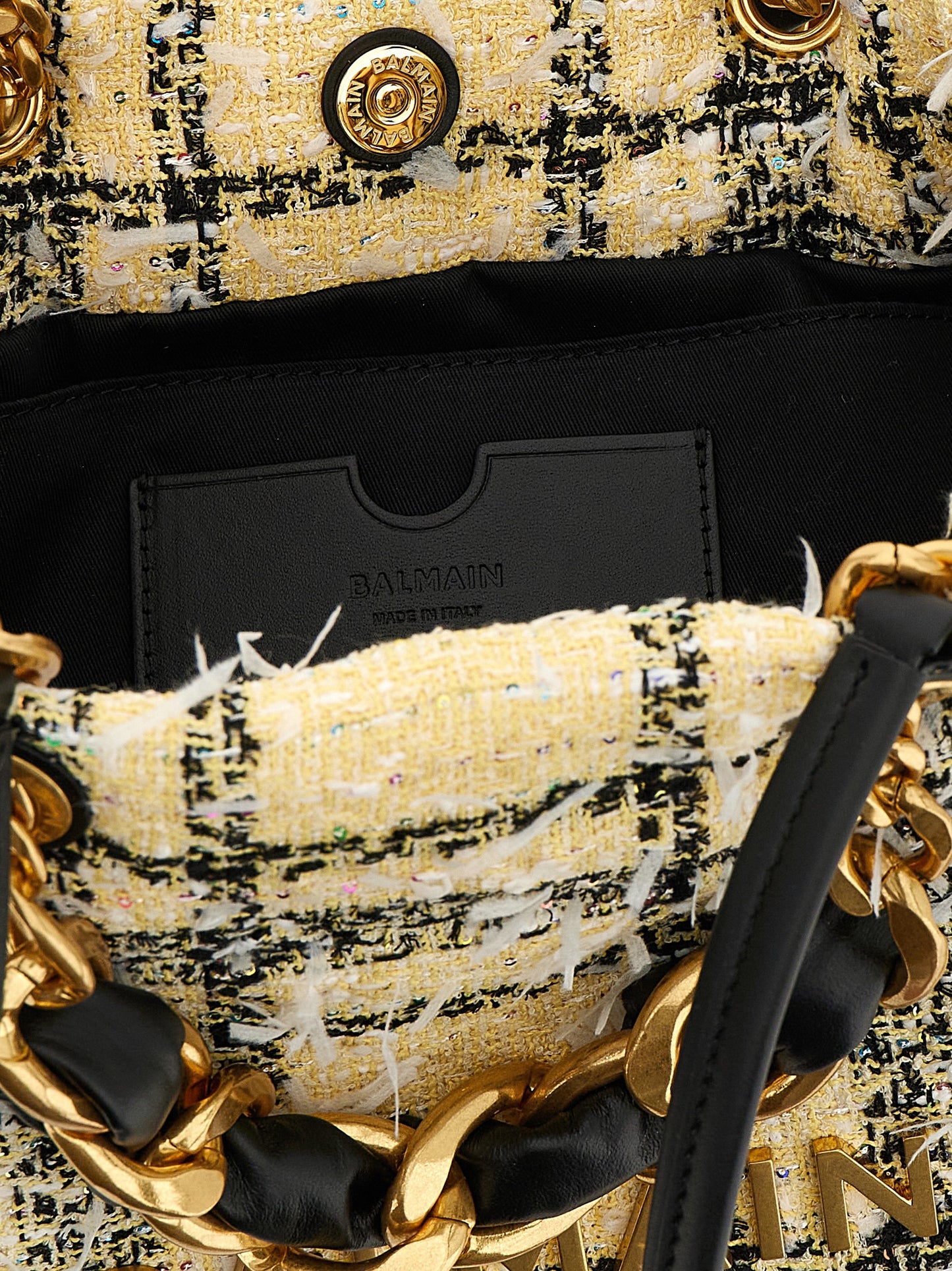 Bolso tote Balmain de poliéster multicolor