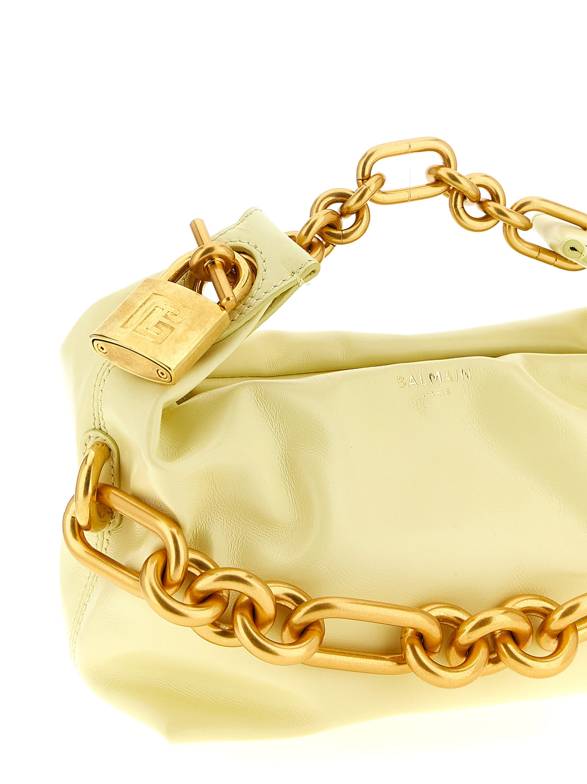 Bolso De Mano Balmain Sync Mini En Cuero De Becerro Bicolor