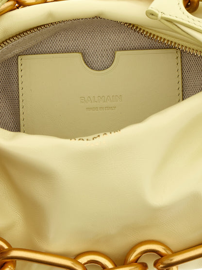 Bolso De Mano Balmain Sync Mini En Cuero De Becerro Bicolor