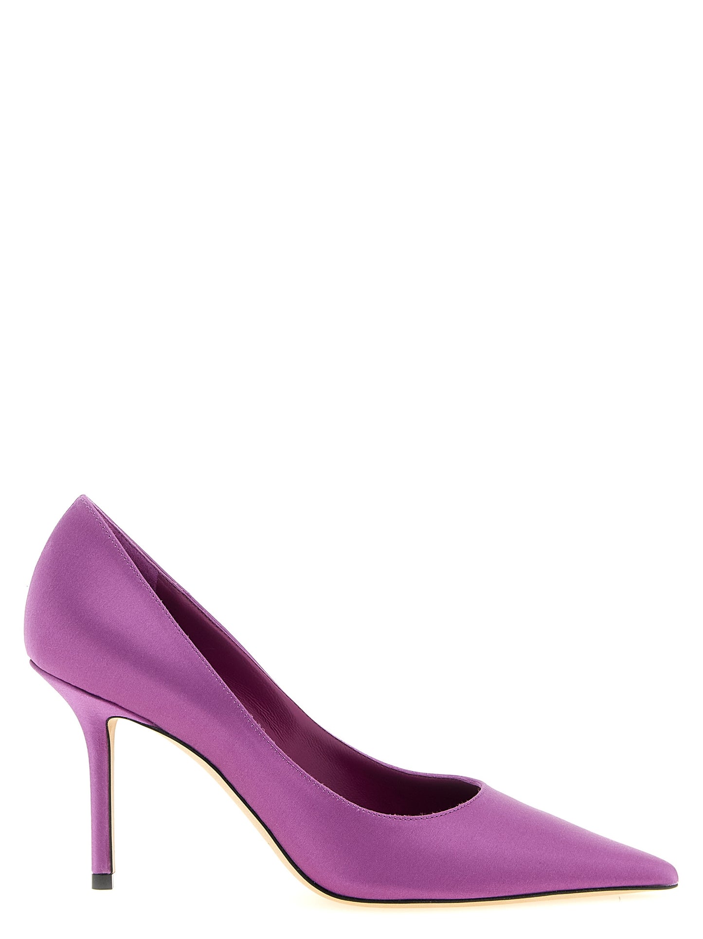 Zapatos de tacón Jimmy Choo morados de Tencel