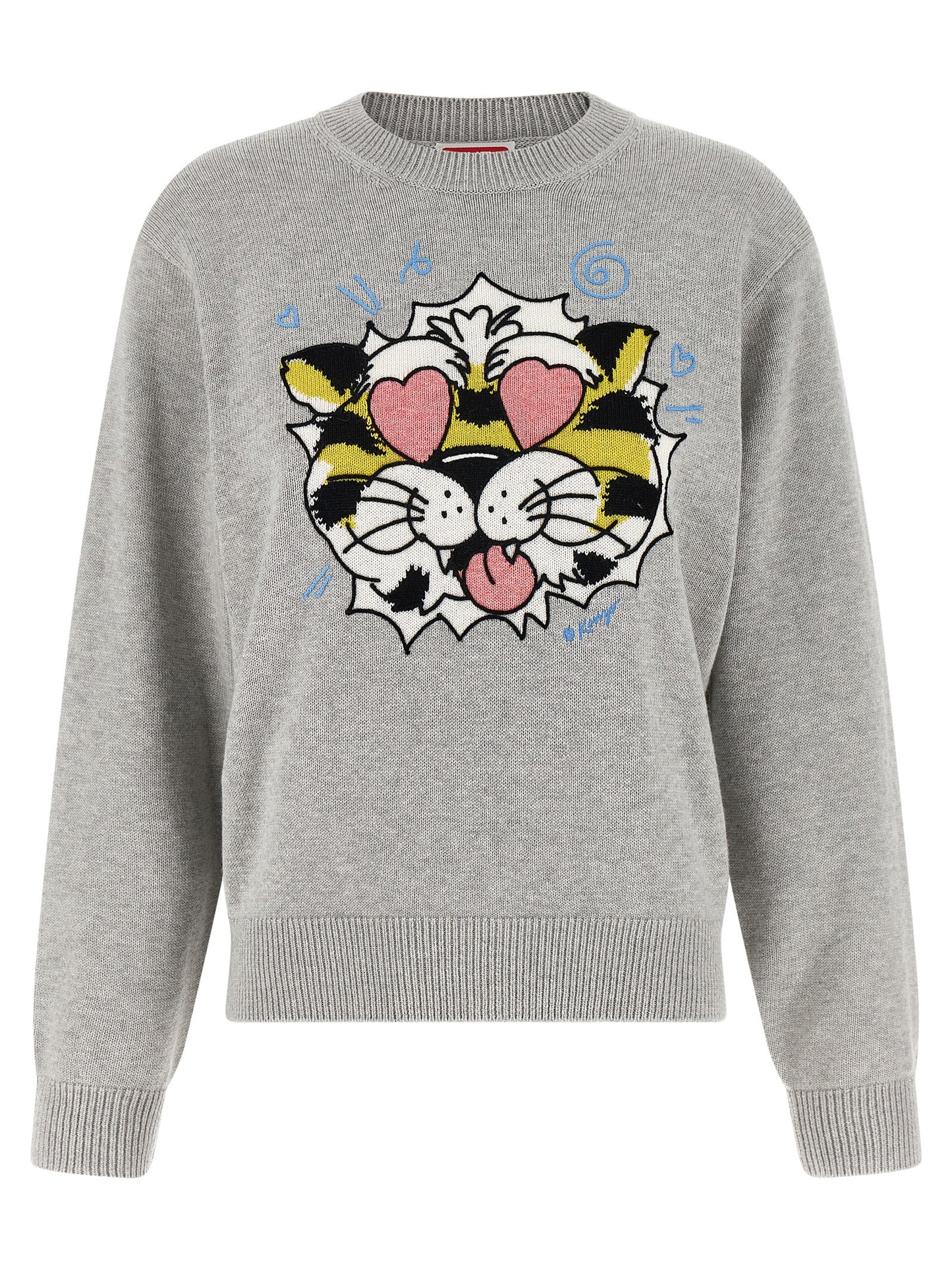Cárdigan Kenzo de lana gris
