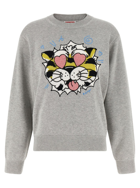 Cárdigan Kenzo de lana gris