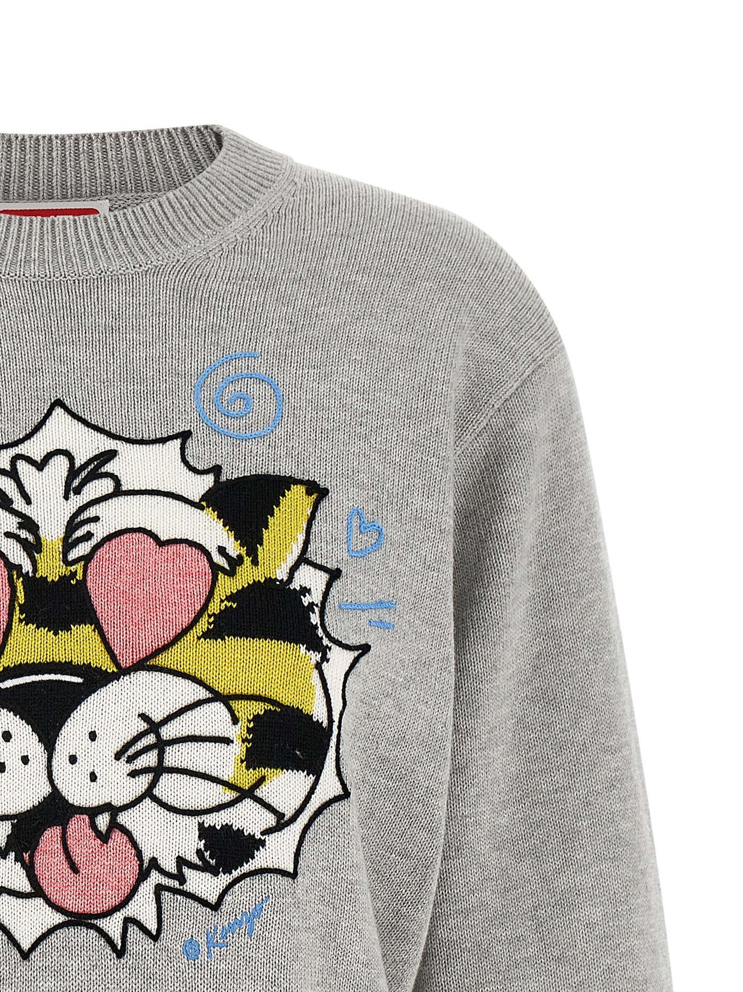 Cárdigan Kenzo de lana gris