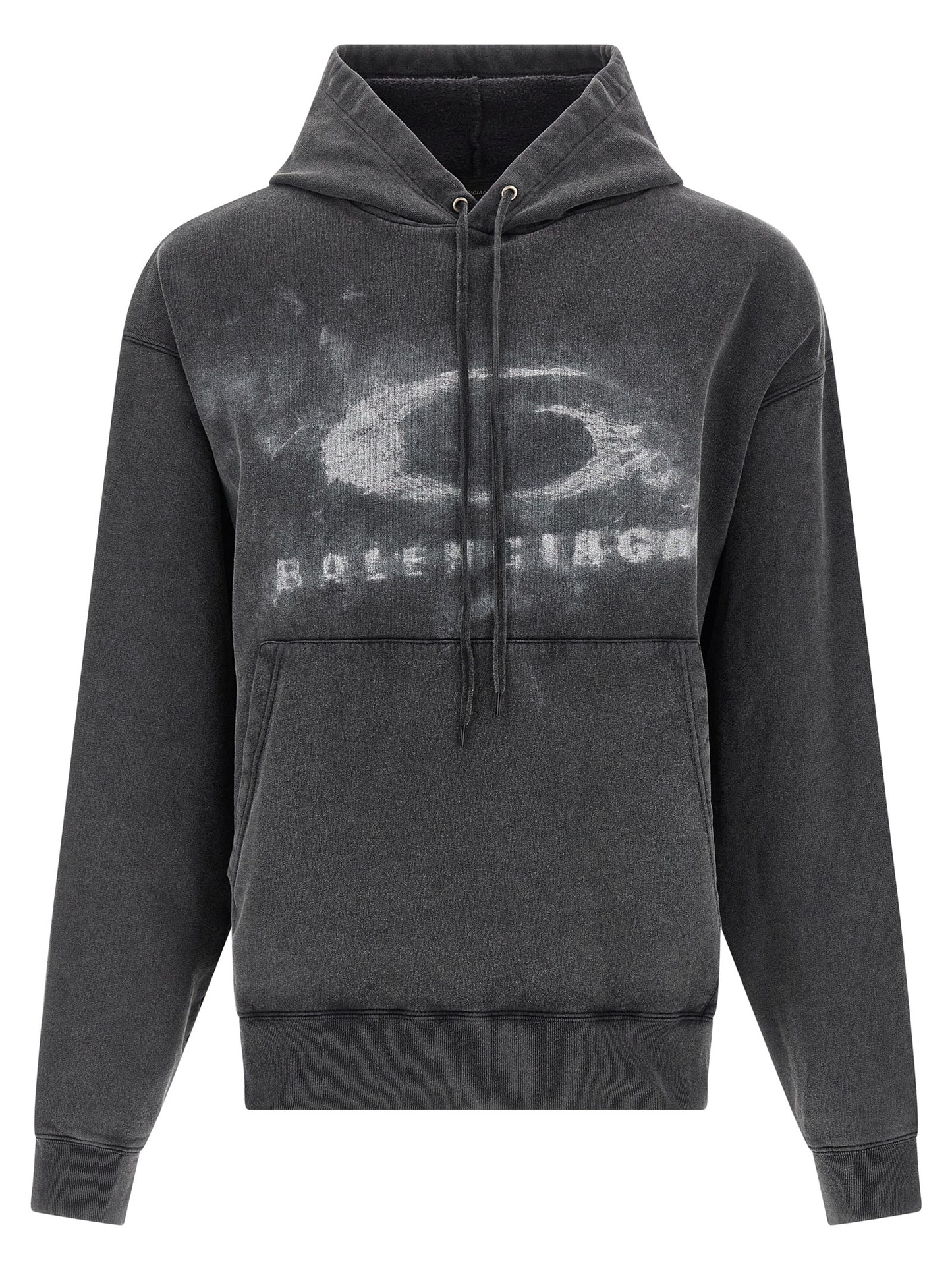 Sweat Balenciaga Bicolore En Coton Coupe Décontractée