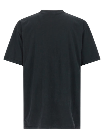 T-shirt en coton noir Balenciaga