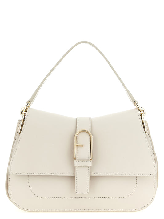 Bolso de Hombro Furla de Piel de Becerro Beige