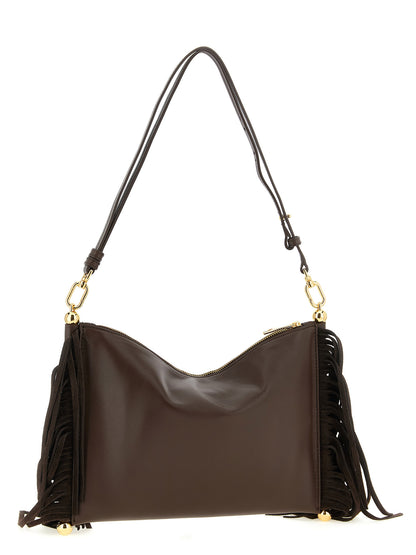 Bolso de Hombro Furla de Piel de Cordero Marrón