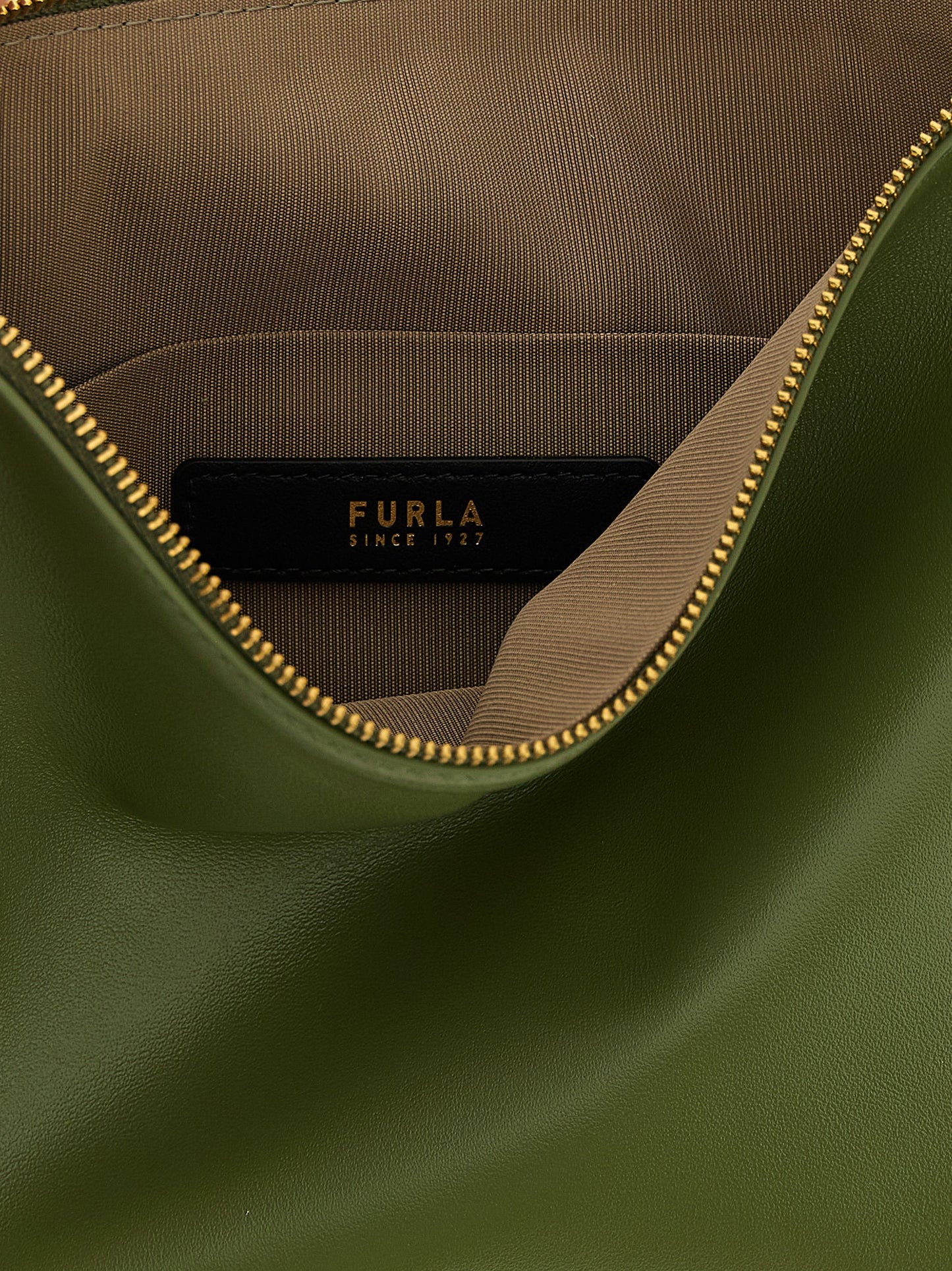 Bolso de hombro Furla bicolor de piel de cordero