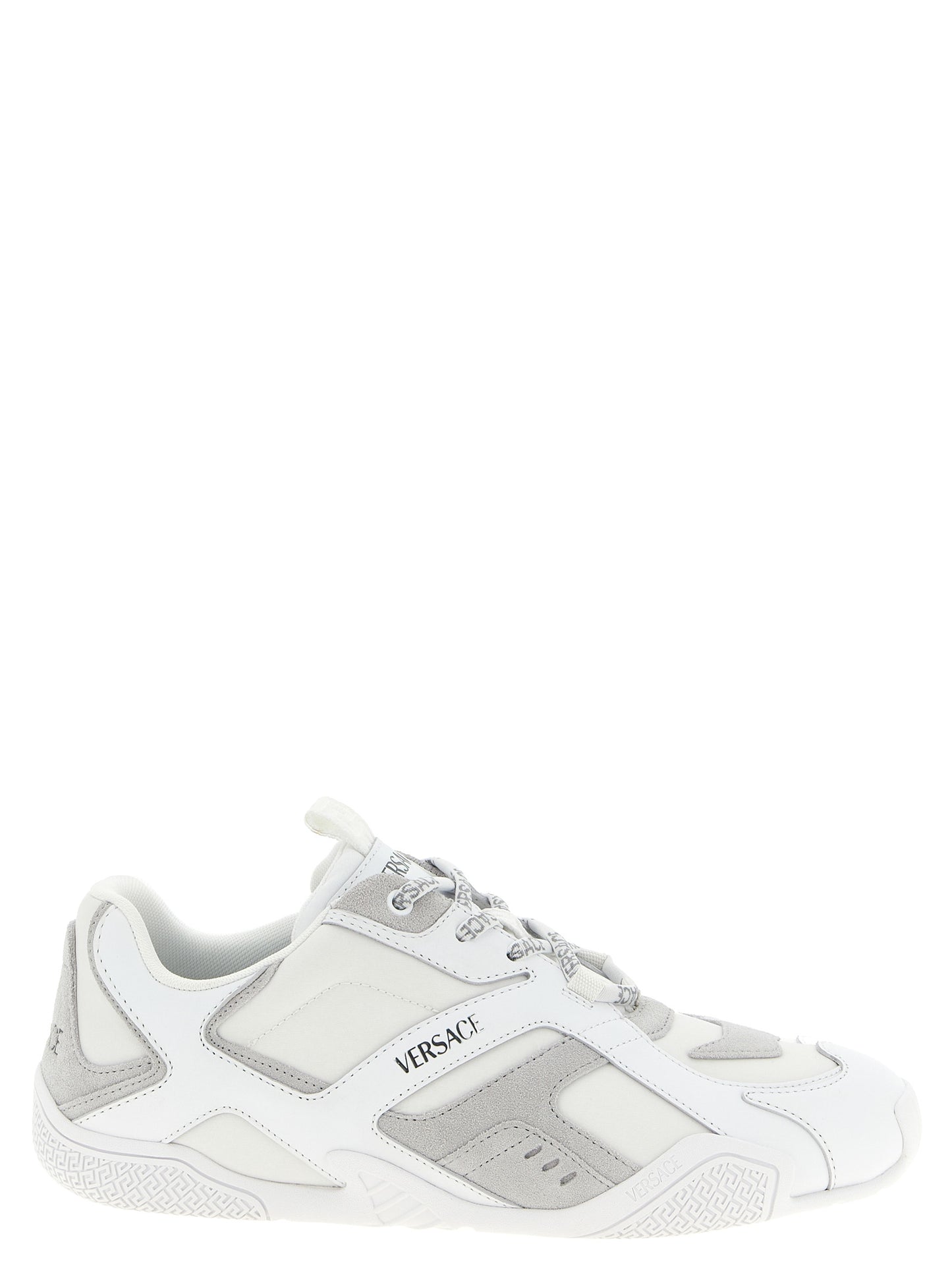 Zapatillas deportivas Versace de piel de becerro blancas