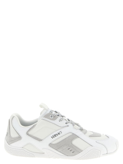 Zapatillas deportivas Versace de piel de becerro blancas
